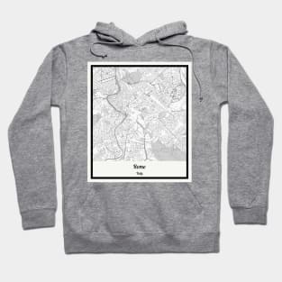 Map of Rome - Italy Hoodie